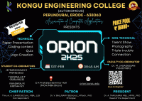 ORION 2025 Technical Symposium Poster